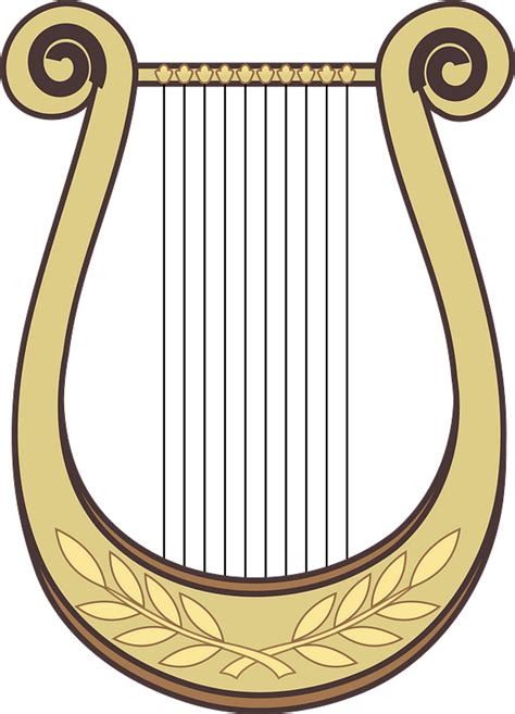 Gold Harp Clipart Free Download Transparent Png Creazilla