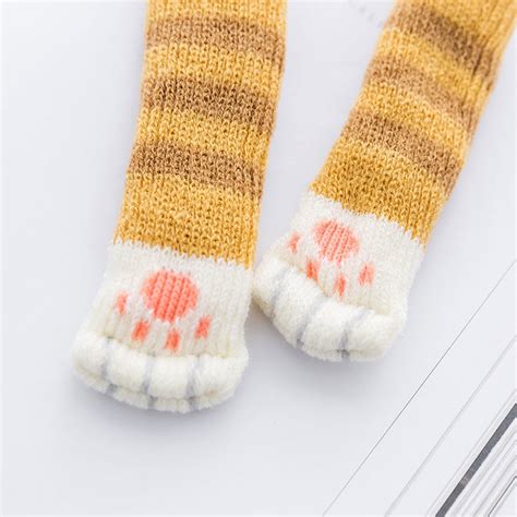 These cat paw chair socks are great for cat lovers. Cat Paw Chair Socks | Knit Protector Socks |Buy Online