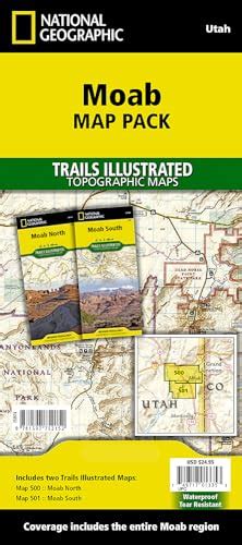 Moab Map Pack Bundle National Geographic Trails Illustrated Map