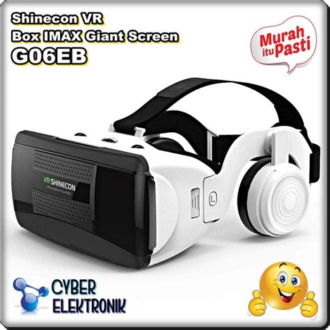 Jual Shinecon Vr Box Imax Giant Screen Virtual Reality Glasses With Headset G06eb Black Di