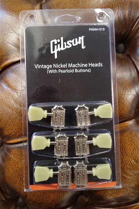 Gibson Pmmh 010 Deluxe Green Key Tuner Set Vintage Nickel Reverb