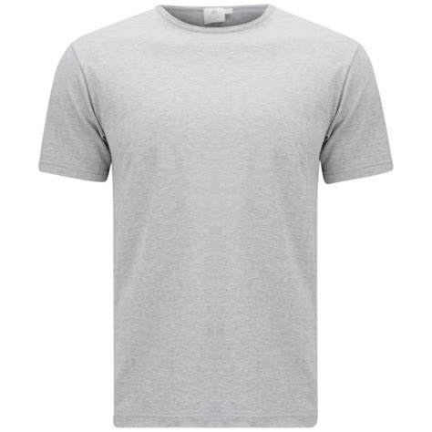Download Sunspel Men's Crew Neck T-Shirt - Grey Melange - Free UK ...