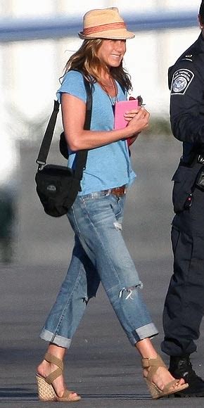 Jennifer Aniston And Penelope Cruz At The Airport Jet