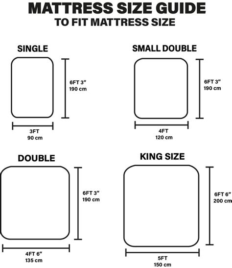 A Mattress Size Guide For Beds And Bedroom