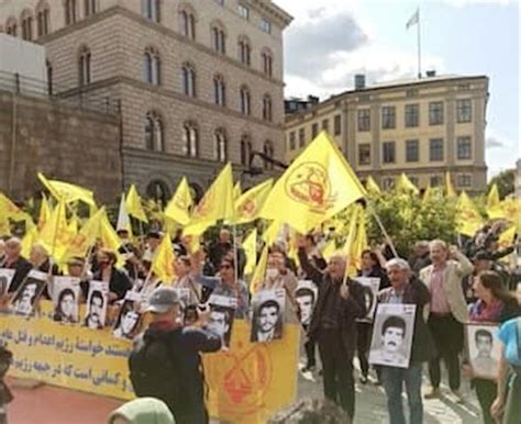 تظاهرات ایرانیان آزاده در سوئد به‌مناسبت سی و سومین سال قتل‌عام