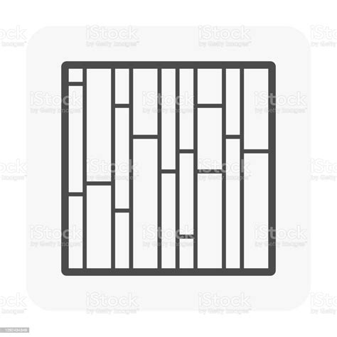 Wood Floor Pattern Vector Icon Design Stock Illustration Download