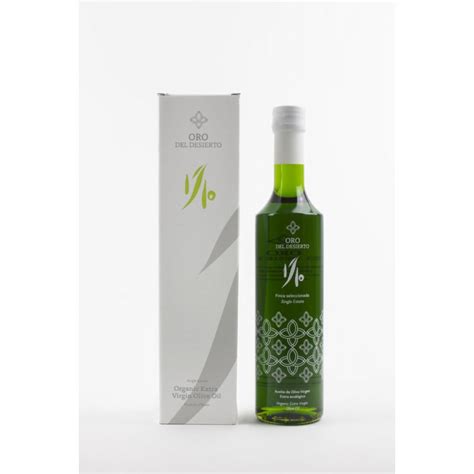 olive oil glass bottle 500 ml oro del desierto 1 10 limited edition coupage cincolivas