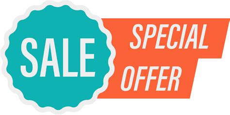 Special Offer Sale Tag Vector Illustration 9313693 Png
