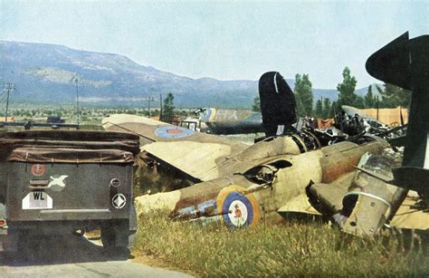 Ww2 Wrecks By Pierre Kosmidis A Raf Graveyard In Greece April 1941
