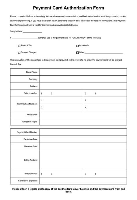 Check spelling or type a new query. Free Hotel Credit Card Authorization Forms & Templates (Word | PDF)