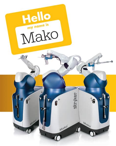 Mako Robotic Arm Assisted Technology Stryker Orthopaedics Uk
