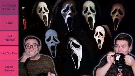 Scream Tier Ranking The Ghostface Killers Determining The Most