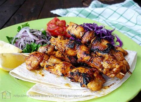 Tavuk Şiş Kebabı Turkish Style Chicken Sish Kebabs Whole turkey