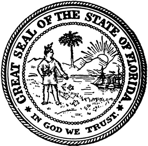 Seal Of Florida Clipart Etc
