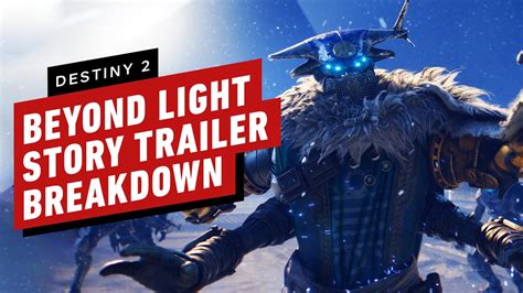 Destiny 2 Beyond Light Story Trailer Breakdown Youtube