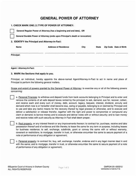 Free Printable Legal Form From Attorney General Printable Forms Free Online