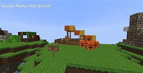 Welcome back to the minecraft medieval village!!! Dusty's Medieval Market Stall Bundle [Contains 15 ...