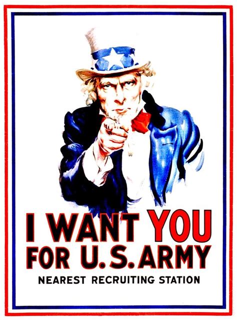 Recruiting Poster Ww1 I Want You Photograph By Benjamin Yeager