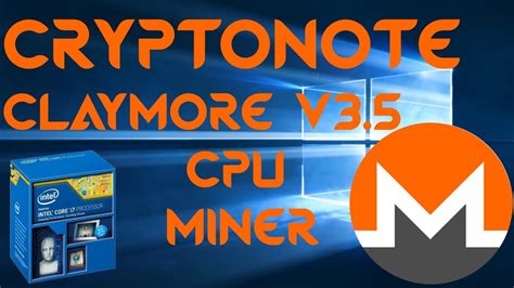 It is worth to notice, that most likely you will not have the same hashrate, even with the same cpu. Claymore's V3.5 Cryptonote CPU Miner For Windows & Monero ...