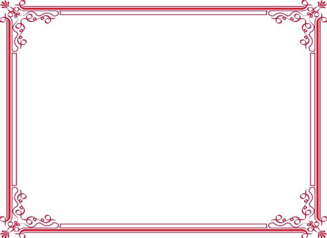 Red Border Png Images Hd Png All Png All