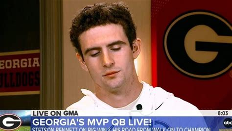 Twitter Was Stunned To See Georgias Qb On Good Morning America Fresh Off A Night Of Partying