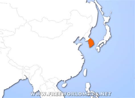 Where Is South Korea Located On The World Map