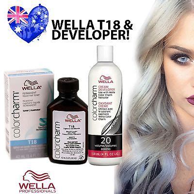 If you want it warm, go for a shade that's somewhere between golden blonde and light brown, featuring a higher level of light, bright tones than your average bronde. Wella T18 Colour Charm Hair Toner PLUS Developer - T18 ...