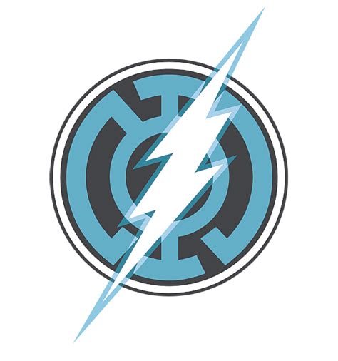 Blue Zoom Flash Logo Renlog