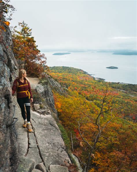 Hiking Precipice Trail In Acadia National Park