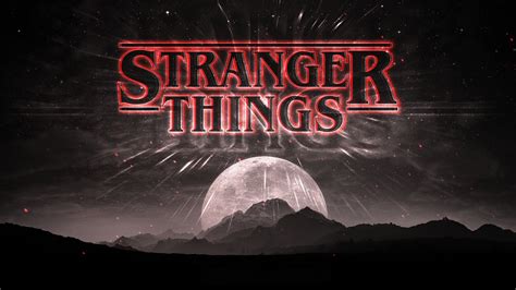 Download Stranger Things Dark Logo 1080x1920 Resolution Full Hd Wallpaper