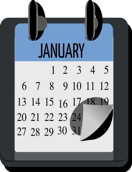 Calendar Larger Clip Art At Vector Clip Art Online Royalty