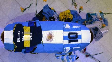 Maradona Anger Over Funeral Home Photos With Legends Open Coffin