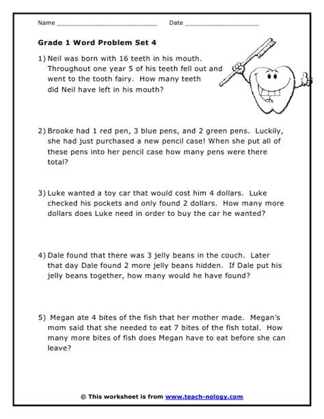 Designed on letter size paper and uploaded as a pdf. Grade 1 Math Word Problems - Boxfirepress