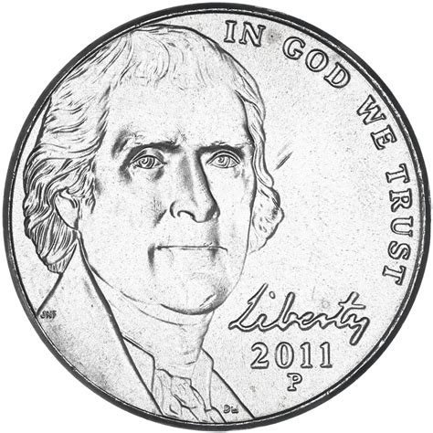 2011 P Jefferson Nickel Bu Us Coin Daves Collectible Coins