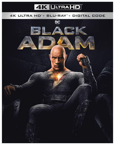 Black Adam 4k Ultra Hd Blu Ray Digital Copy