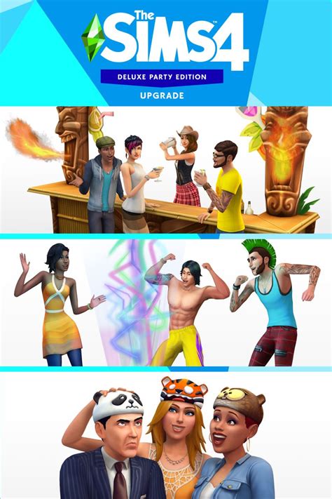 The Sims 4 Deluxe Party Edition Upgrade 2017 Xbox One Box Cover Art