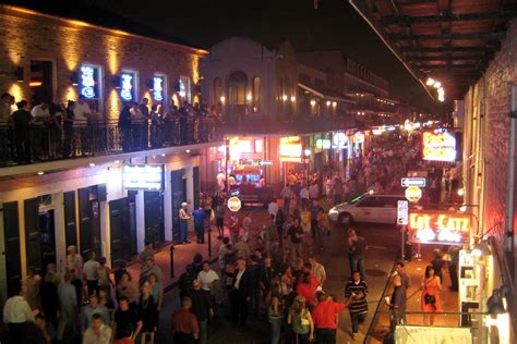 New Orleans French Quarter Bourbon Street At Night Flickr