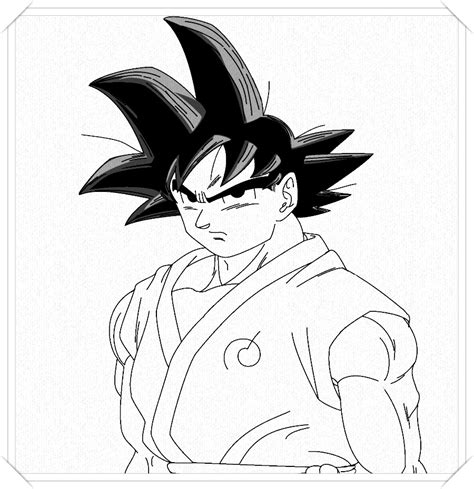 Colorear Goku Black Dibujo Imágenes