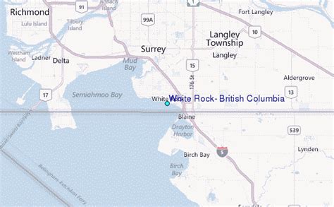 White Rock British Columbia Tide Station Location Guide