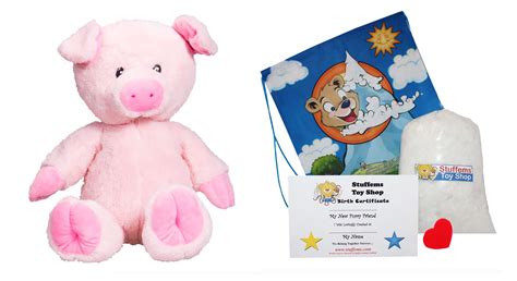 Make Your Own Stuffed Animal Mini 8 Inch Very Soft Pudge The Pig Kit
