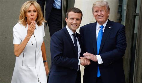 Macron, now 40, shared a. Watch: Donald Trump's Strange Meeting With Emmanuel Macron ...