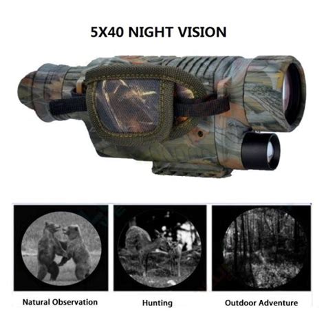 China Camouflage Day And Night Dual Use Night Vision Monocular Scope