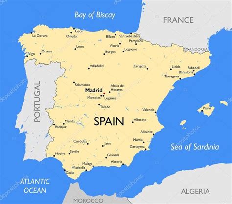 Mapas De Espanha E Principais Cidades Viaje Comigo