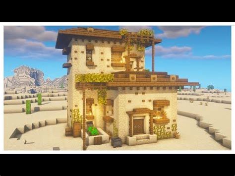 Minecraft How To Build A Desert House Tutorial YouTube Minecraft