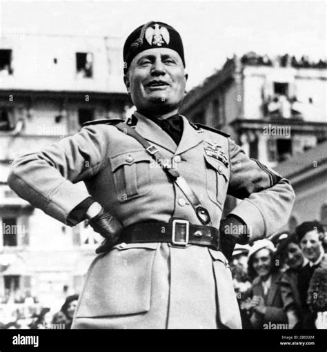 Der Italienische Diktator Benito Mussolini Fotos Und Bildmaterial In
