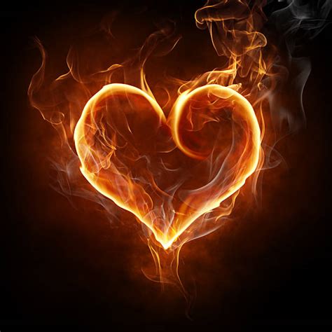 4400 Red Love Heart With Flames Pictures Stock Photos Pictures