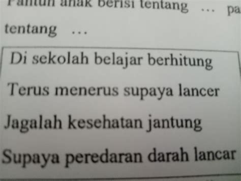 Contoh Pantun Dengan Tema Kesehatan Jantung