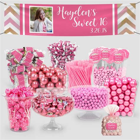 Sweet 16 Party Chocolate And Party Favors Just Candy Chocolate Party