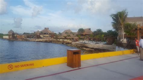 Costa Maya Mexico View Of The Town Of Mahahual From The Cruise Port Dock Costa Maya
