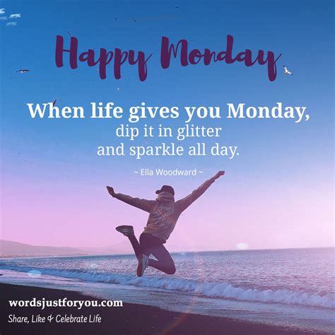 Happy Monday Quote X 10 Free Download Animated